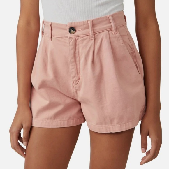 NWT Free People Billie Chino Shorts In Petal Size 2 - Picture 2 of 6